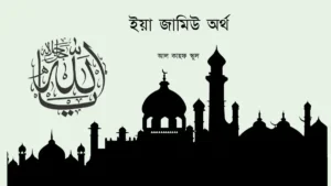 ইয়া জামিউ অর্থ
