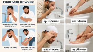 ওযু করার নিয়ম