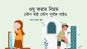 ওযু করার নিয়ম