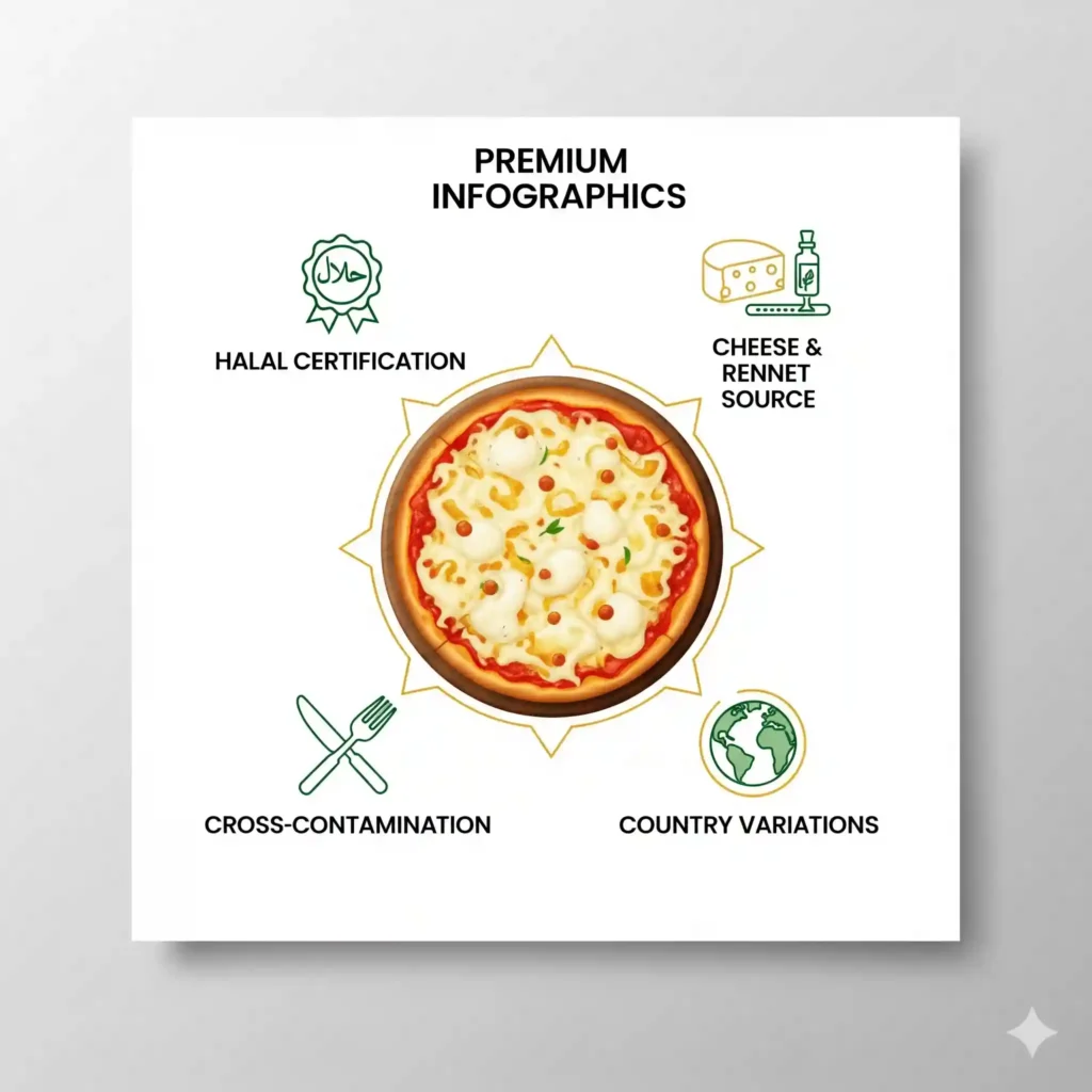 Papa John’s Cheese Pizza Halal